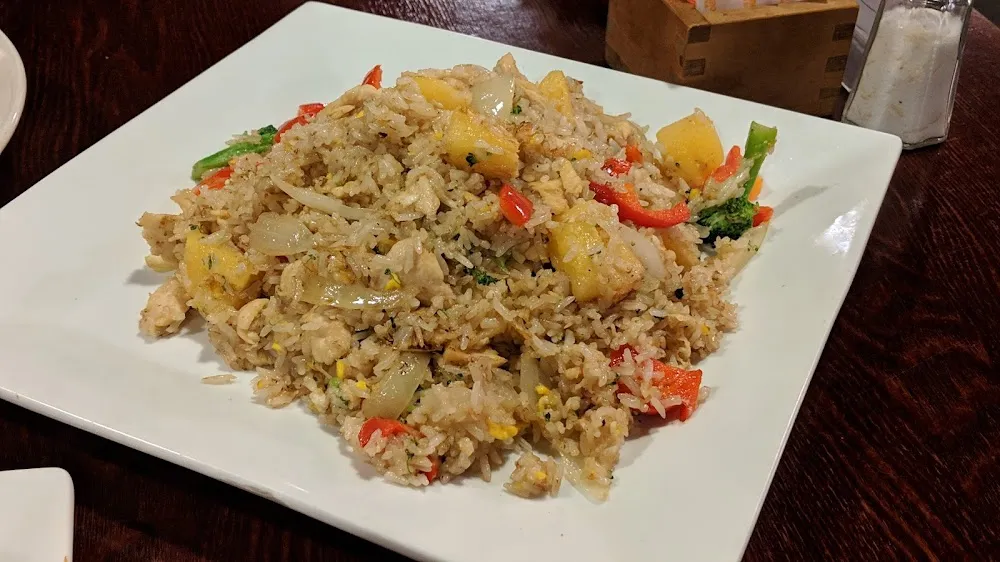 Chicken Fried Rice with Pineapple