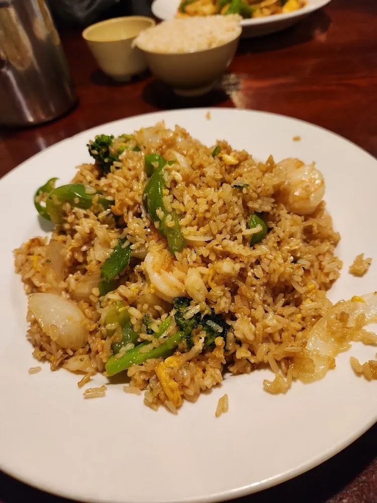 Fried Rice with Pineapple and Shrimp